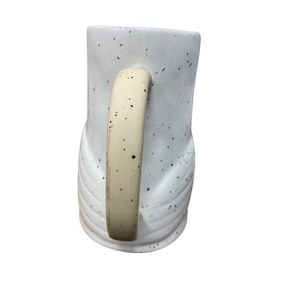 OpalHouse Toucan Bird Stoneware white tan pictcher SKU 9663 - Picture 3 of 11